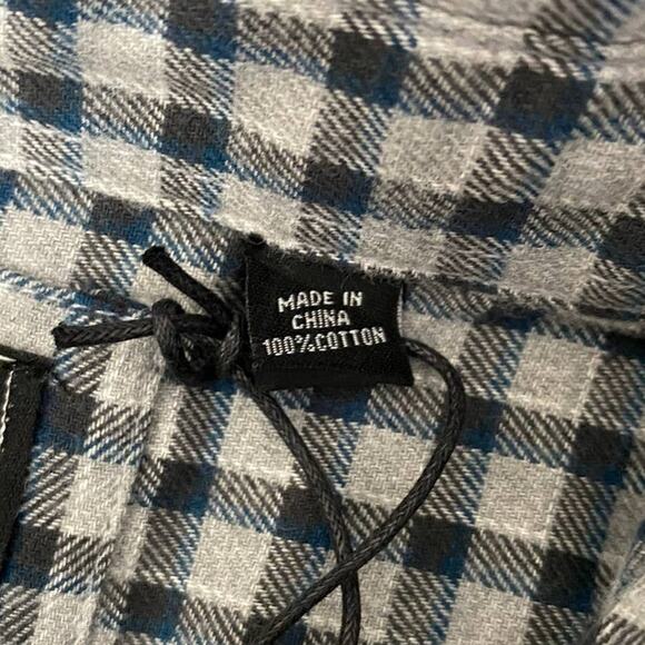 Premium Xpression Clothing Co. Plaid Long Sleeve Button Up Men's XL New w/ Tags - Picture 4 of 8